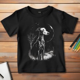 Agaras póló gyerekeknek fekete színben