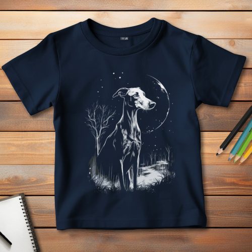 Agaras póló gyerekeknek sötétkék színben