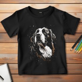 Bernáthegyis póló gyerekeknek fekete színben