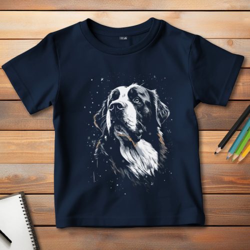 Bernáthegyis póló gyerekeknek sötétkék színben