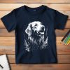 Golden retrieveres póló gyerekeknek sötétkék színben