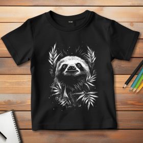 Lajháros póló gyerekeknek fekete színben