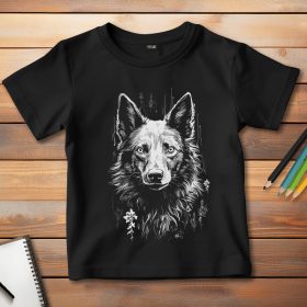 Mudis póló gyerekeknek fekete színben