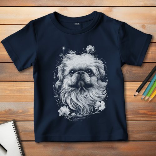 Palotapincsis póló gyerekeknek sötétkék színben