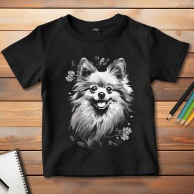 Törpespicces póló gyerekeknek fekete színben