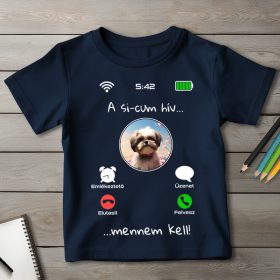 Si-cus póló gyerekeknek sötétkék színben