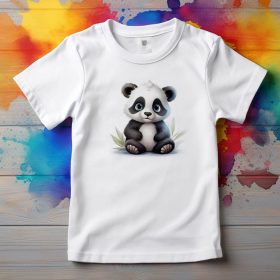 Panda mintás póló gyermekeknek