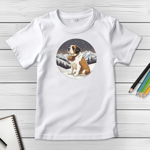 Bernáthegyis póló gyerekeknek fehér színben