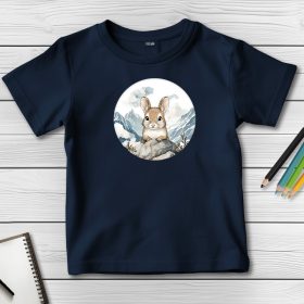 Degus póló gyerekeknek sötétkék színben