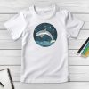 Delfines póló gyerekeknek fehér színben