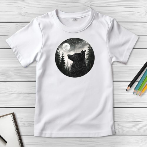 Mudis póló gyerekeknek fehér színben