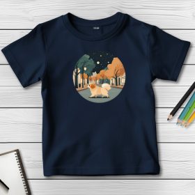 Palotapincsis póló gyerekeknek sötétkék színben