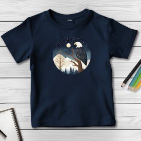 Sasos póló gyerekeknek sötétkék színben