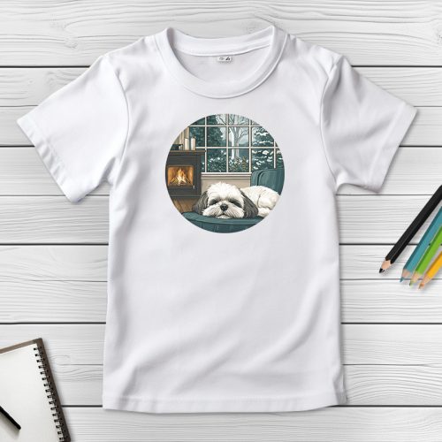 Si-cus póló gyerekeknek fehér színben