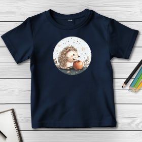 Sünös póló gyerekeknek sötétkék színben