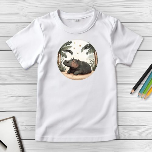 Vizilovas póló gyerekeknek fehér színben