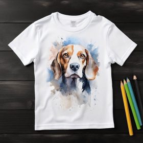 Beagle mintás póló gyermekeknek
