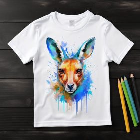 Kenguru mintás póló gyermekeknek