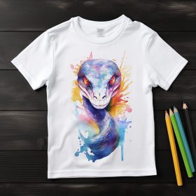 Kígyó mintás póló gyermekeknek