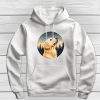 Golden retrieveres kapucnis pulcsi fehér színben
