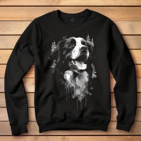 Berni pásztoros környakú pulóver fekete színben