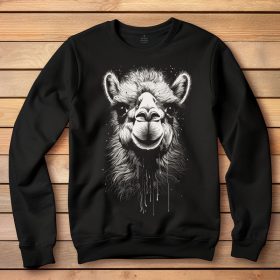 Tevés környakú pulóver fekete színben