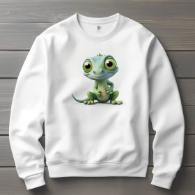 Kaméleon mintás környakú pulóver