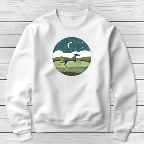 Agaras környakú pulóverk fehér színben