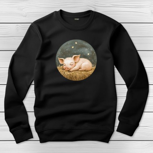 Malacos környakú pulóver fekete színben