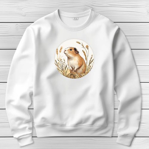 Tengerimalacos környakú pulóverk fehér színben