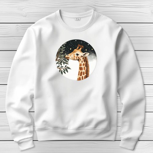 Zsiráfos környakú pulóverk fehér színben