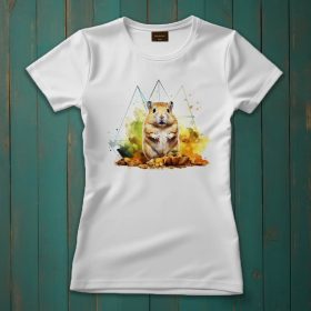 Hörcsög mintás póló nőknek