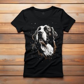 Bernáthegyis póló nőknek fekete színben