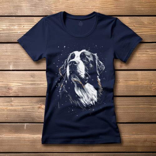 Bernáthegyis póló nőknek sötétkék színben