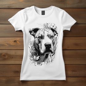 Amstaff mintás póló nőknek