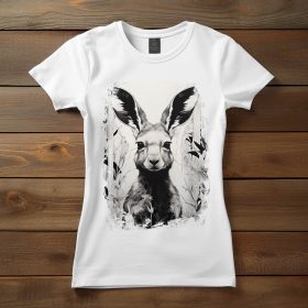 Kenguru mintás póló nőknek