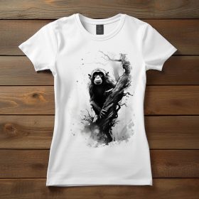 Majom mintás póló nőknek