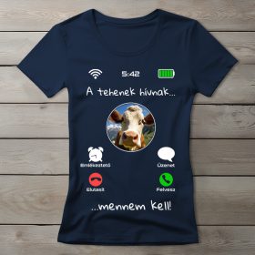 Bocis póló nőknek sötétkék színben