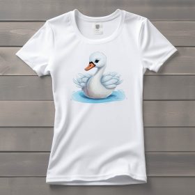 Hattyú mintás póló nőknek