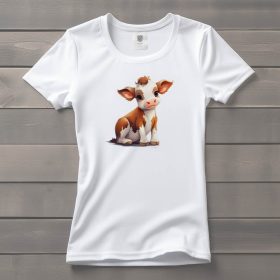Tehén mintás póló nőknek