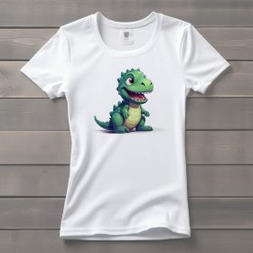 T-rex mintás póló nőknek