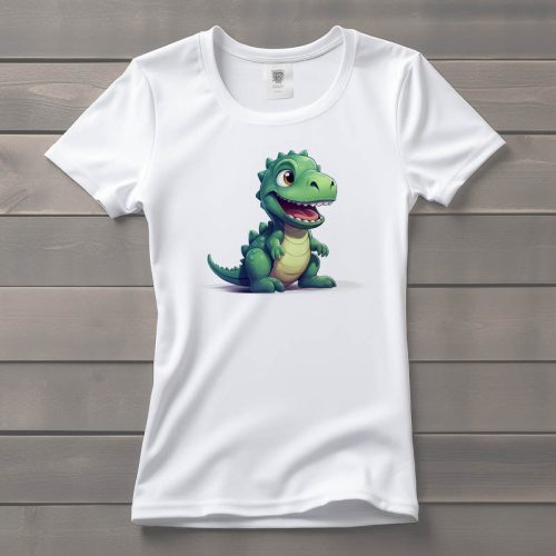 T-rex mintás póló nőknek