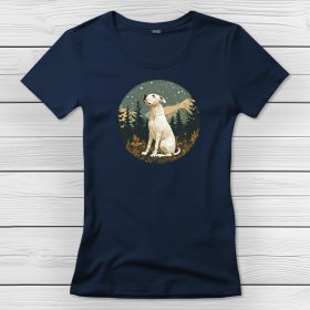 Argentin dogos póló nőknek sötétkék színben