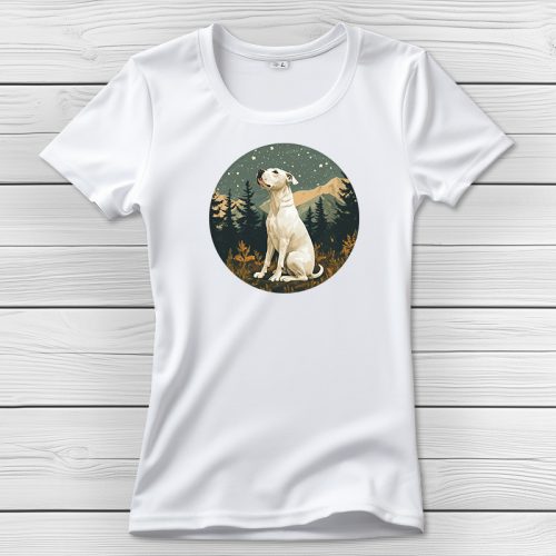 Argentin dogos póló nőknek fehér színben