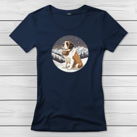 Bernáthegyis póló nőknek sötétkék színben