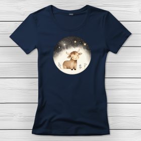 Bikás póló nőknek sötétkék színben