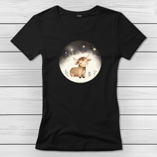 Bikás póló nőknek fekete színben