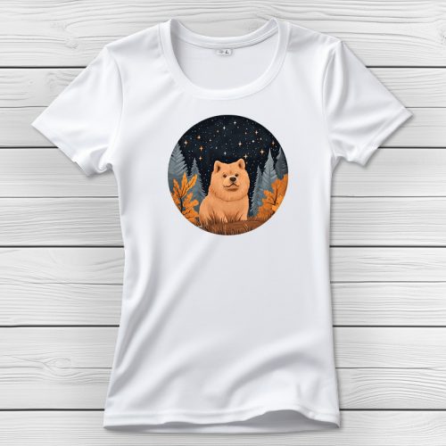 Csaucsaus póló nőknek fehér színben