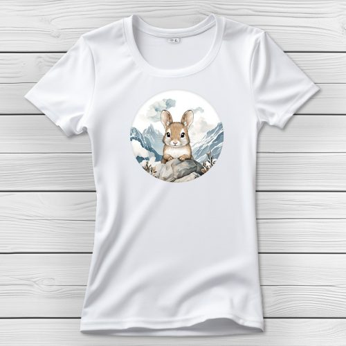 Degus póló nőknek fehér színben