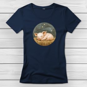 Malacos póló nőknek sötétkék színben